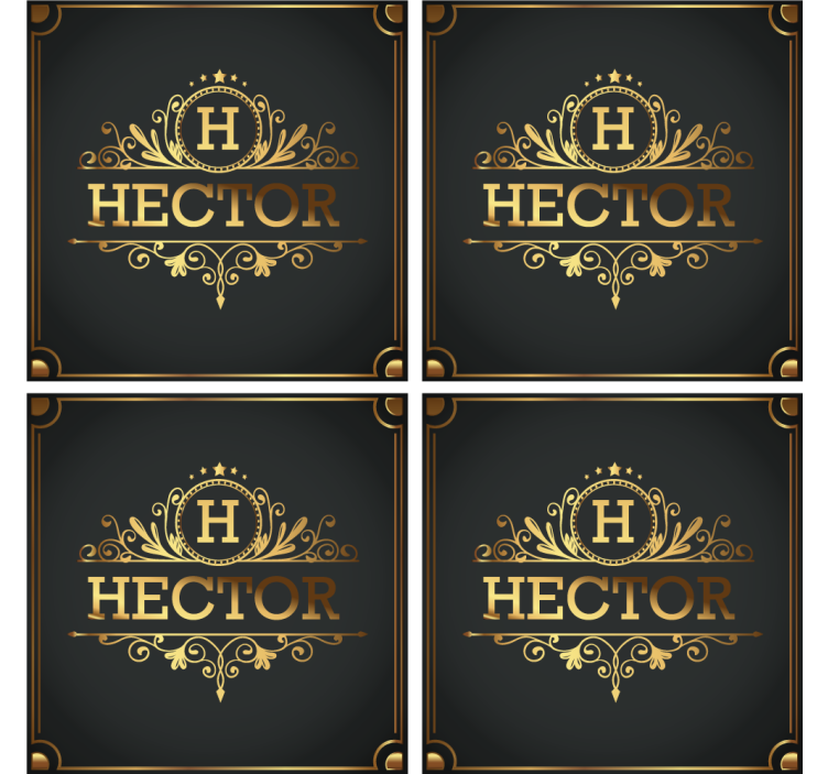 优雅个性杯垫 - TenStickers