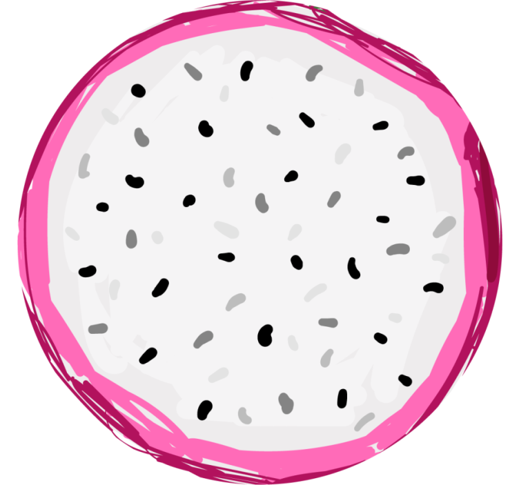盲人怪物多彩火龙果片 - TenStickers
