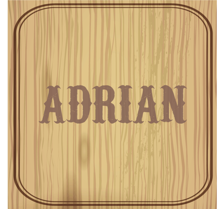 定制杯垫木纹个性化设计 - TenStickers