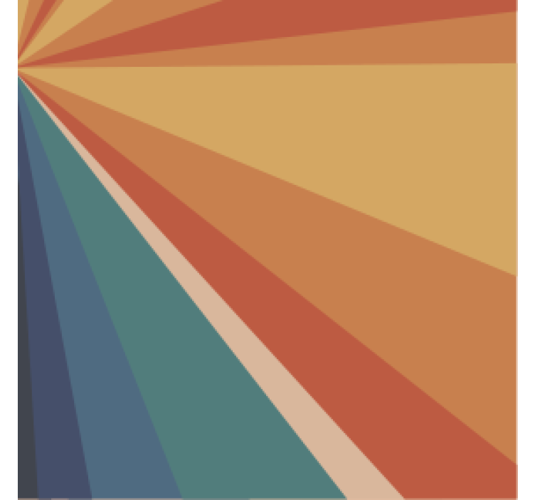 杯垫纹理与几何彩色光线相结合 - TenStickers