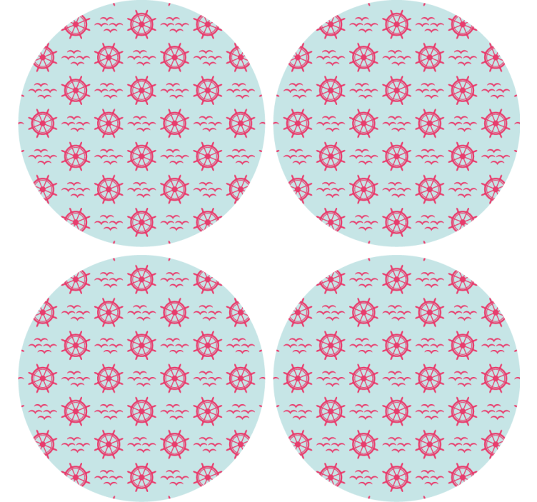 盲人怪物海洋轮纹图案 - TenStickers