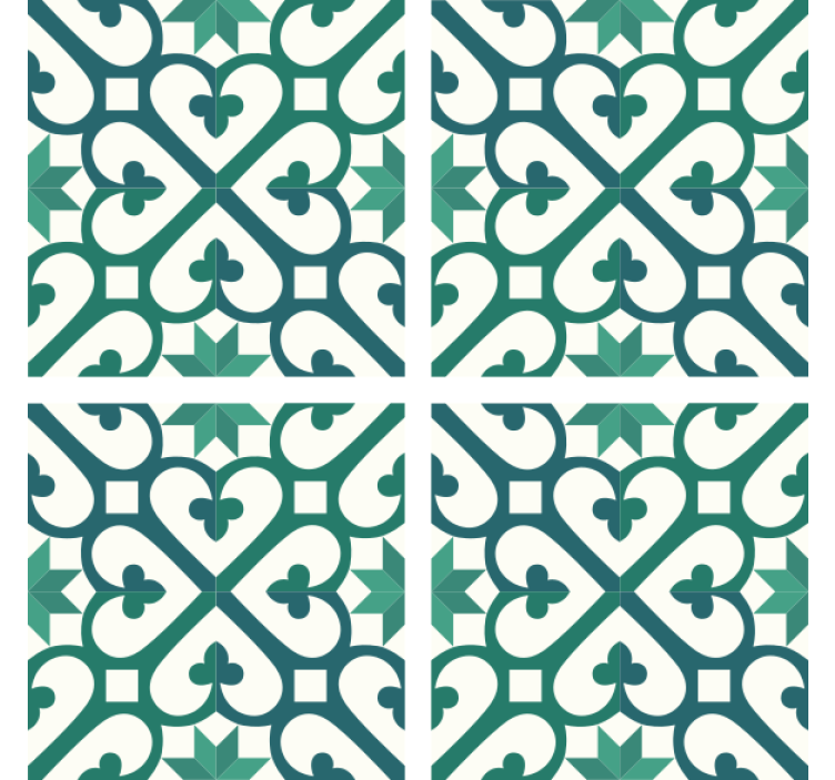 杯垫纹理精致几何图案 - TenStickers