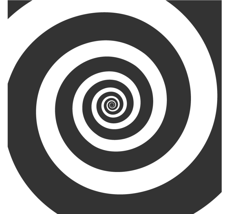 杯垫纹理与螺旋图案对比相结合 - TenStickers