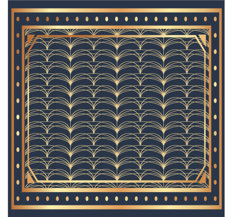 杯垫纹理优雅几何图案 - TenStickers