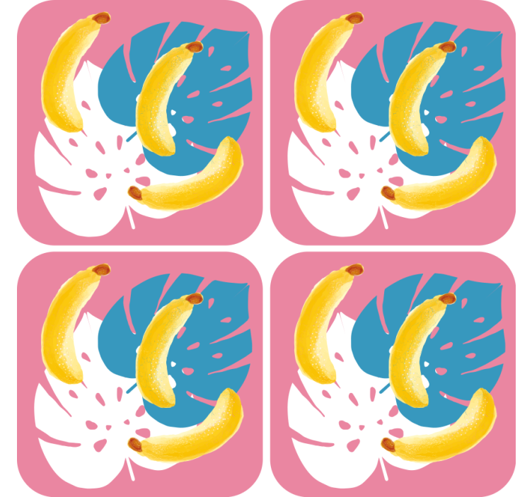 盲人怪物生动的香蕉摆设 - TenStickers