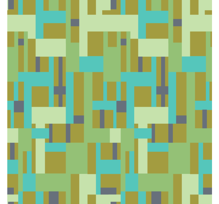 杯垫纹理与抽象几何元素相结合 - TenStickers