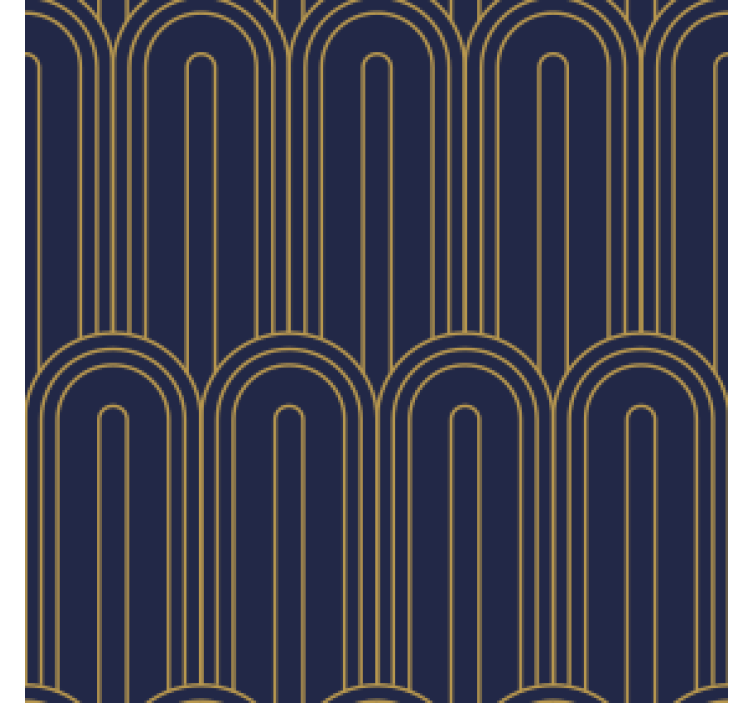 杯垫纹理与曲线线条图案相结合 - TenStickers