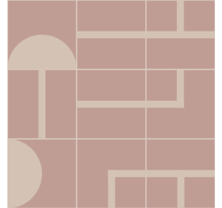 杯垫纹理呈几何图案表面 - TenStickers