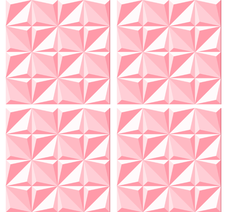 杯垫纹理与几何纹理图案相结合 - TenStickers