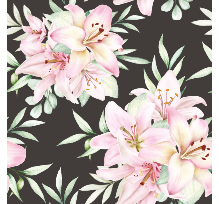 盲人怪物植物花卉搭配百合 - TenStickers