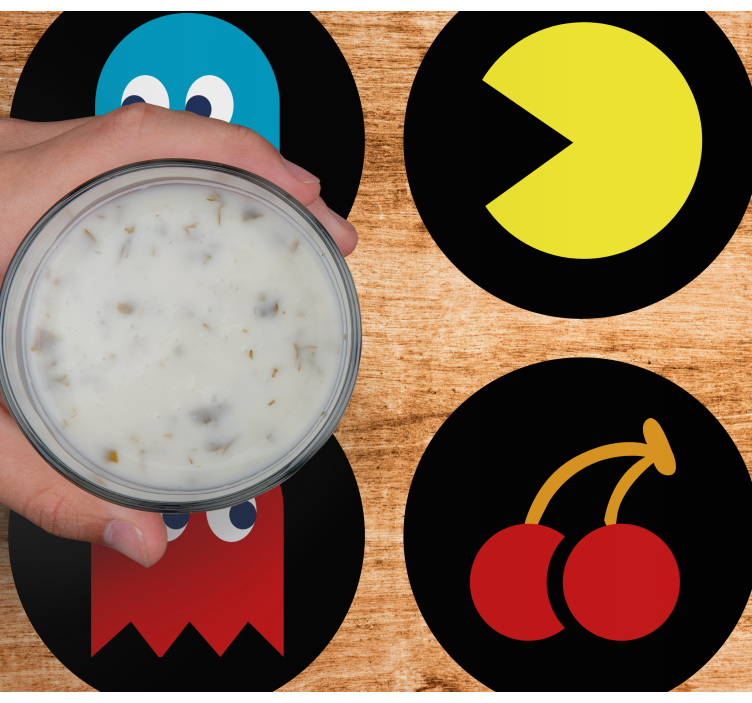 盲人怪物色彩缤纷的复古图标 - TenStickers