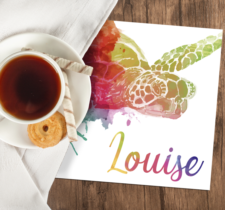 名称的多彩龟过山车 - TenStickers