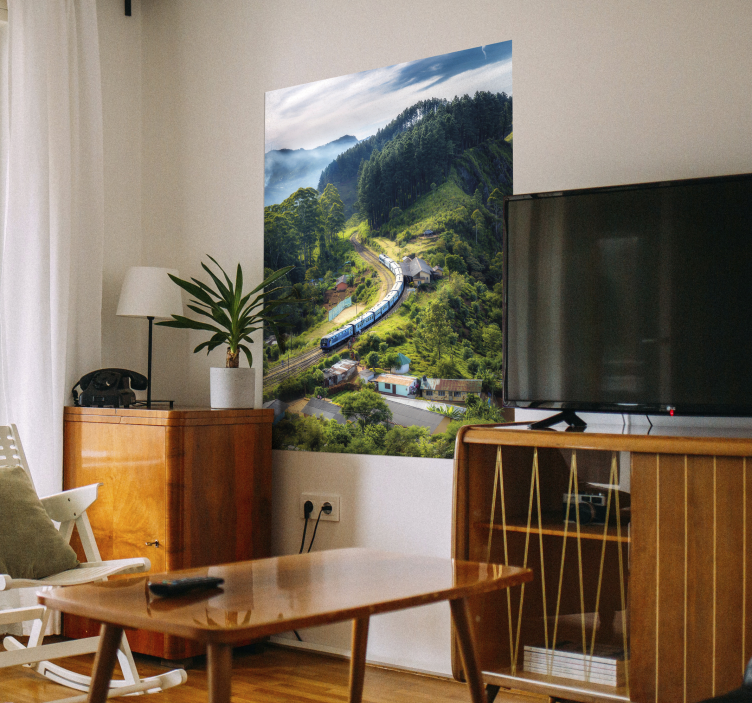 风景风景火车海报 - TenStickers