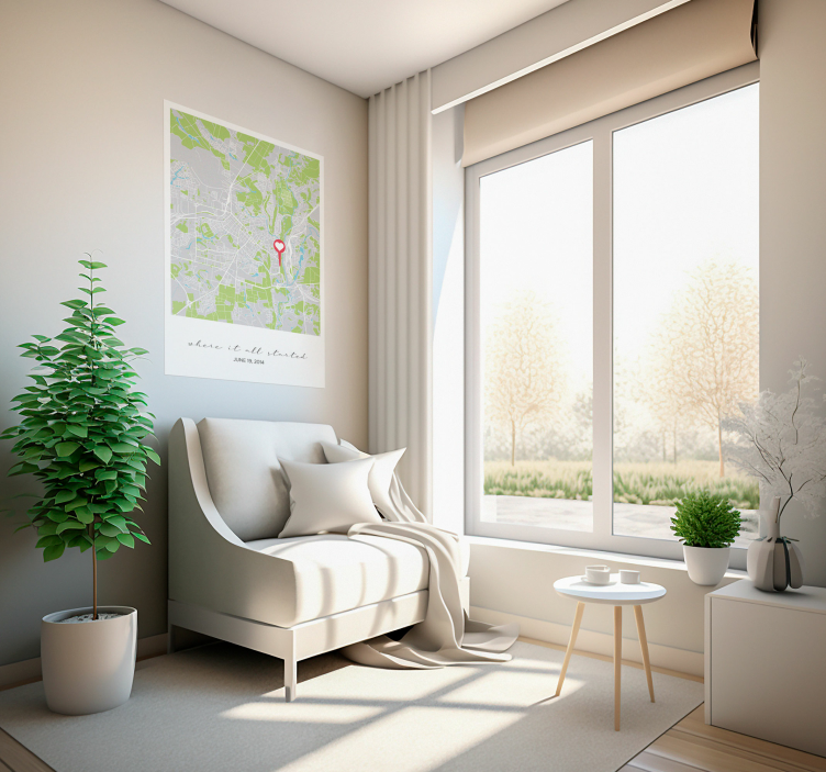 一切从哪里开始可定制的海报 - TenStickers