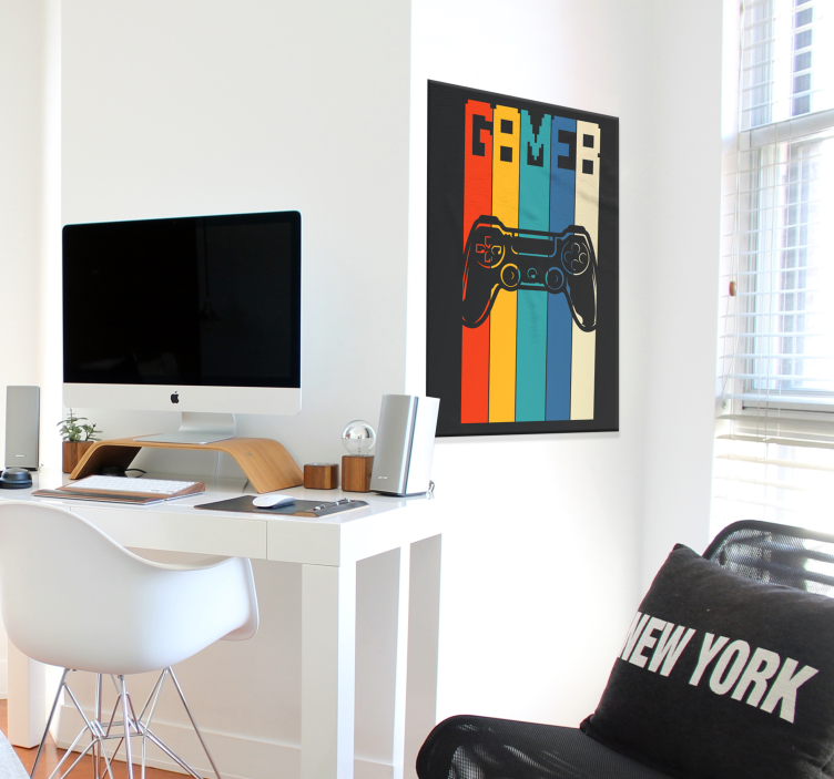 控制器游戏海报打印 - TenStickers