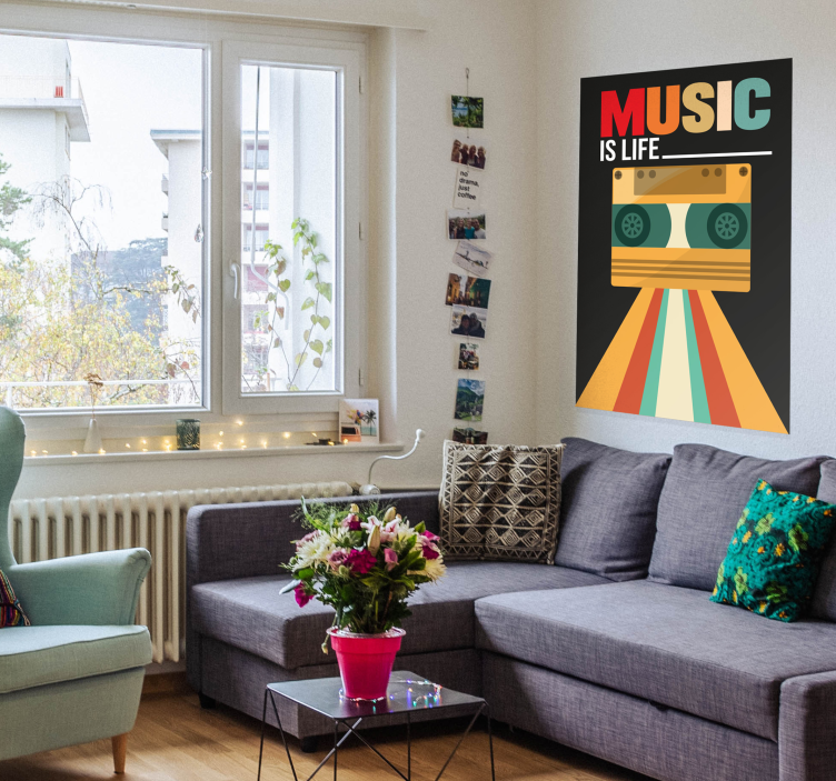 音乐报价海报设计 - TenStickers