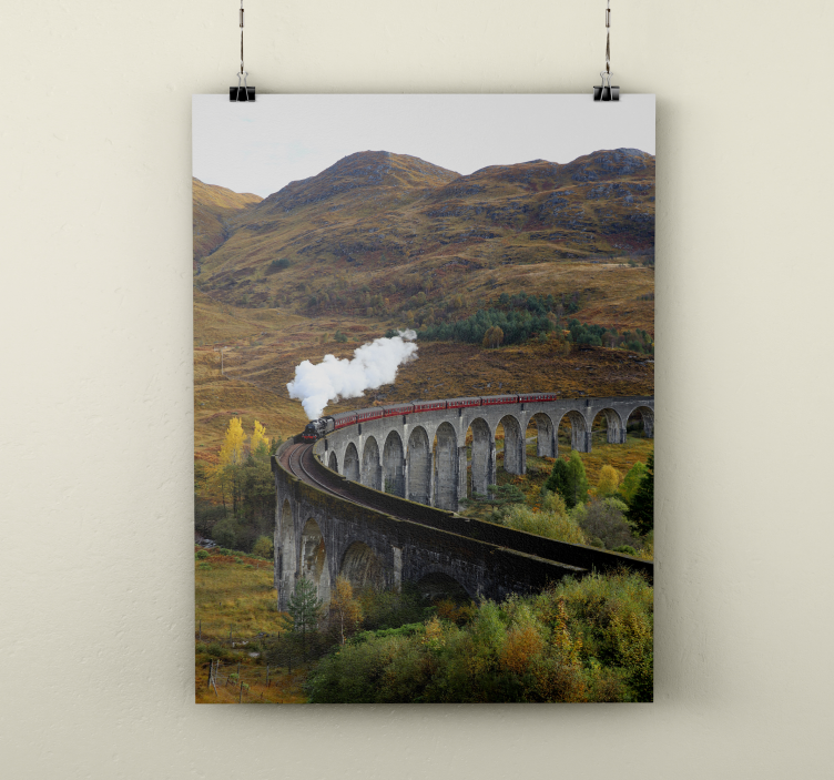 写实照片海报动态列车 - TenStickers