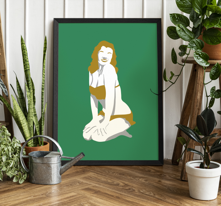 海报展现50年代电影明星性感形象 - TenStickers