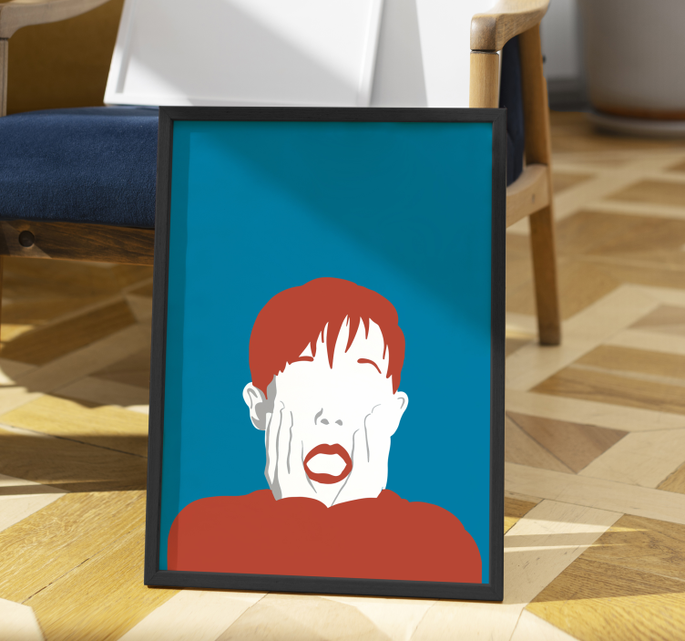 海报展示害怕的小孩 - TenStickers