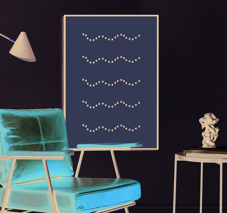 斯堪的纳维亚海报 地面上的石头 - TenStickers