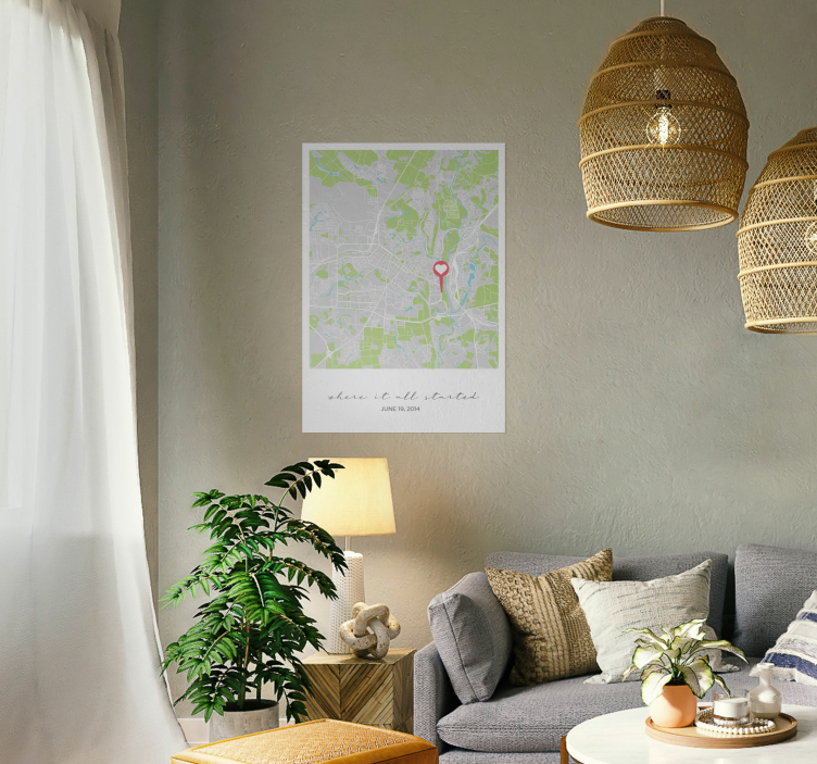 一切从哪里开始可定制的海报 - TenStickers