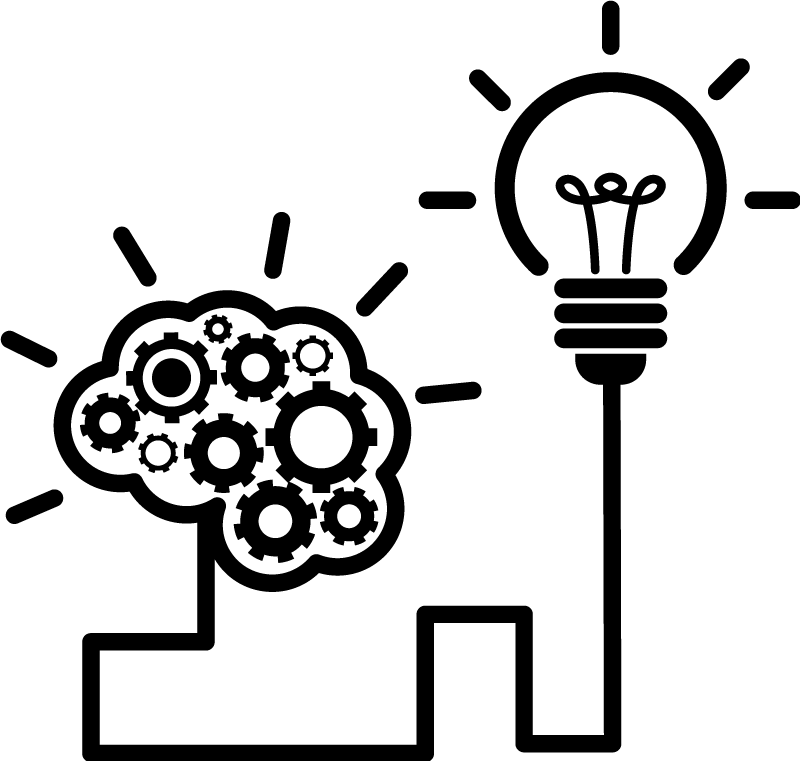 办公室宣传画激发创意灵感的灯泡 - TenStickers