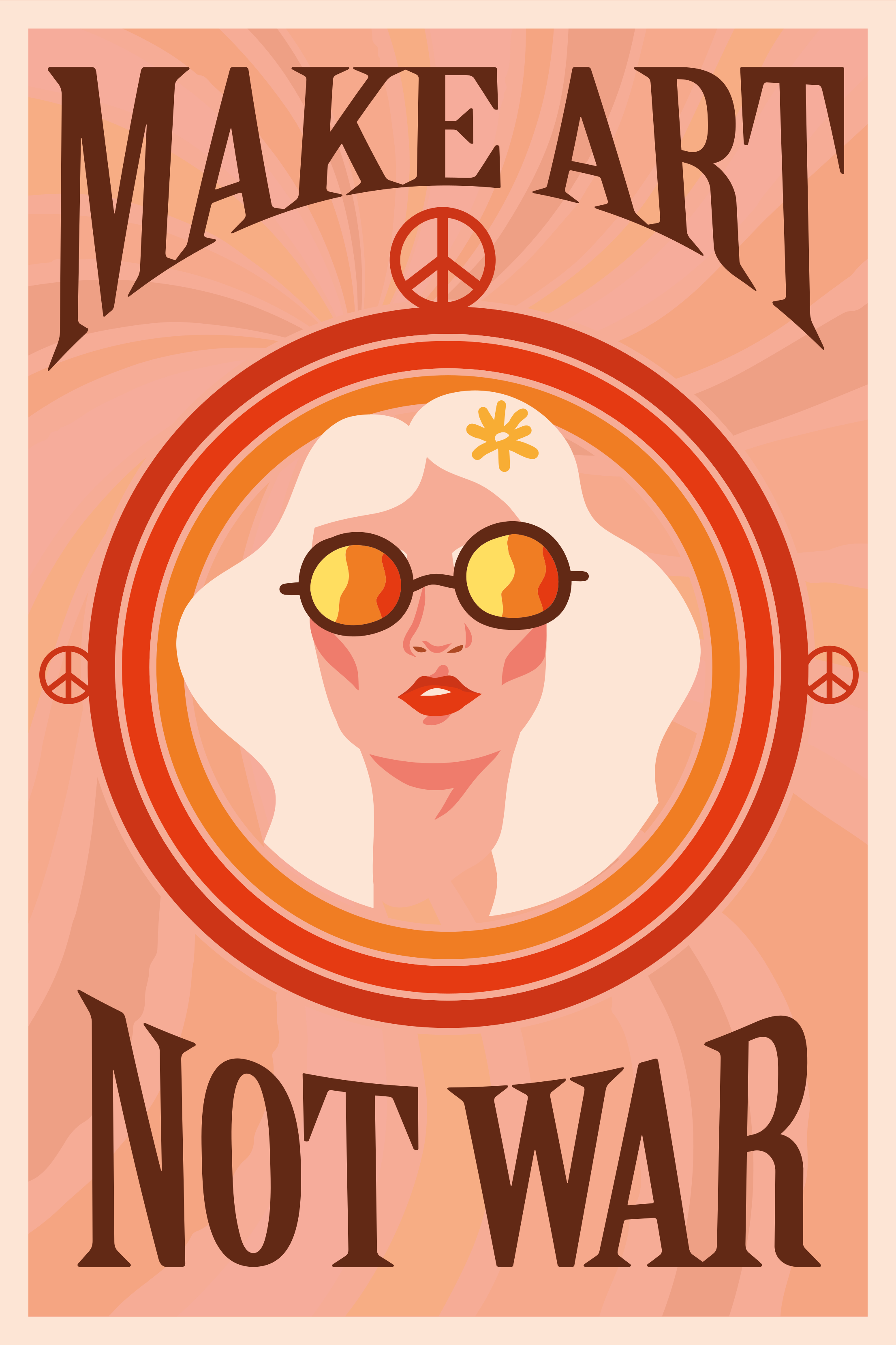 句子海报让艺术取代战争 - TenStickers