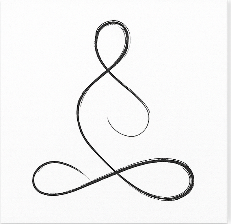 体育海报呼吸瑜伽设计 - TenStickers