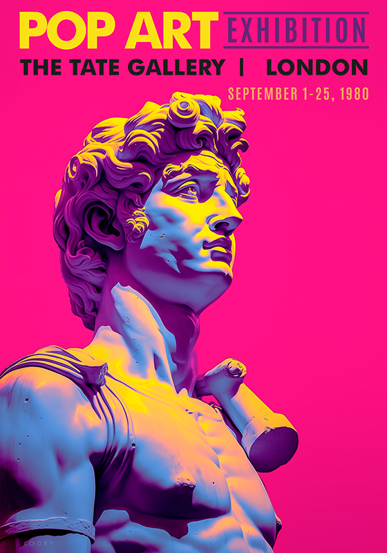 客厅海报 波普艺术展 - TenStickers