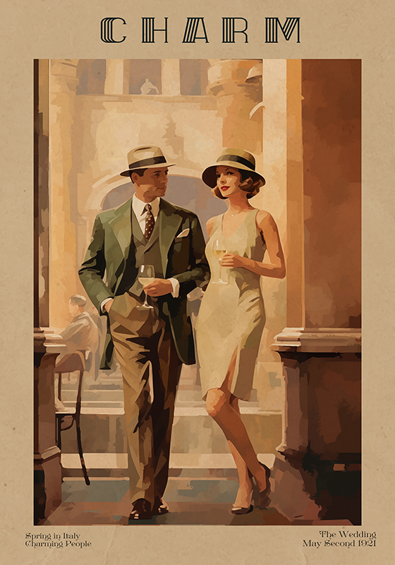 装饰艺术海报魅力杂志 - TenStickers