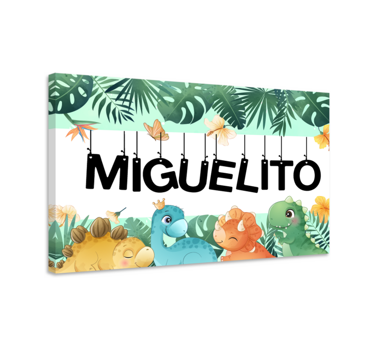 盲人马行可爱的恐龙场景 - TenStickers