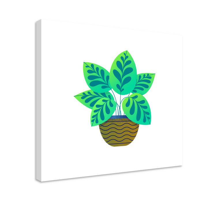 盲人视觉训练郁郁葱葱的绿叶 - TenStickers