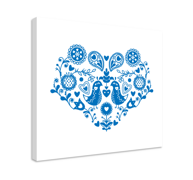 盲人水果心形图案鸟类 - TenStickers