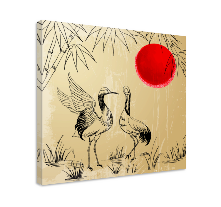 盲人曼陀罗 鹤与阳光 - TenStickers