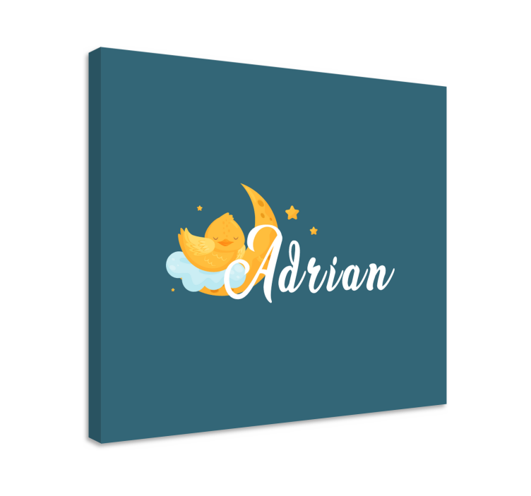 盲人苗圃睡眠小鸡月亮 - TenStickers