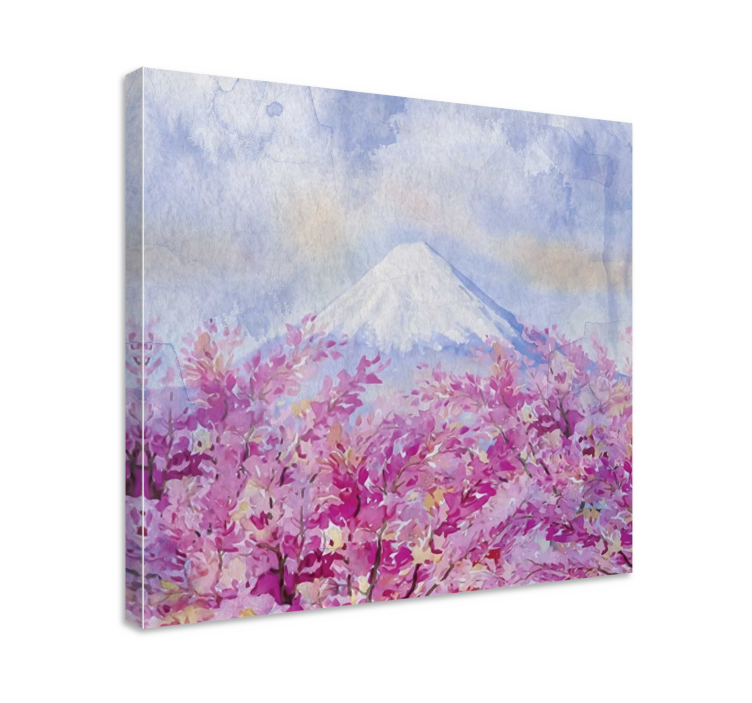 樱花 风景 花卉 画布 - TenStickers