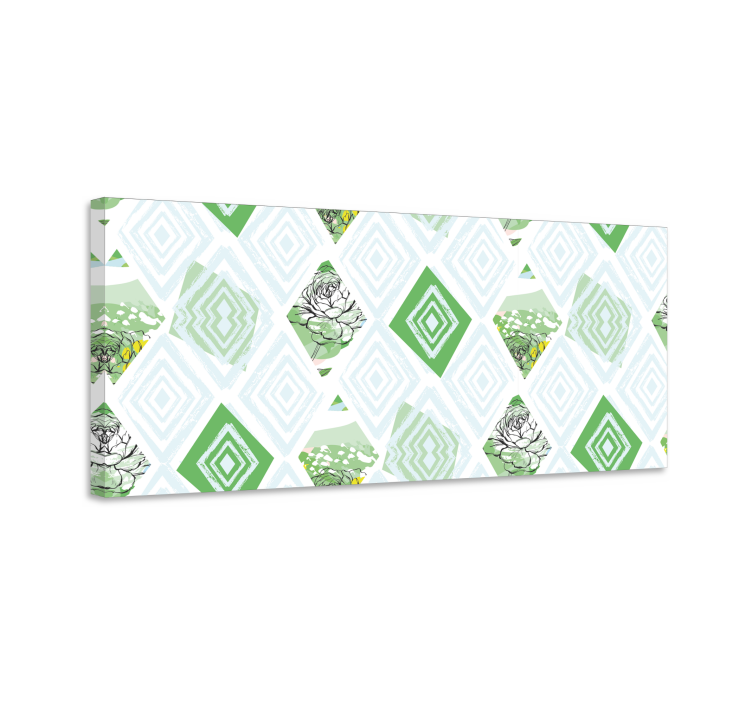 盲人视觉训练几何多肉图案 - TenStickers