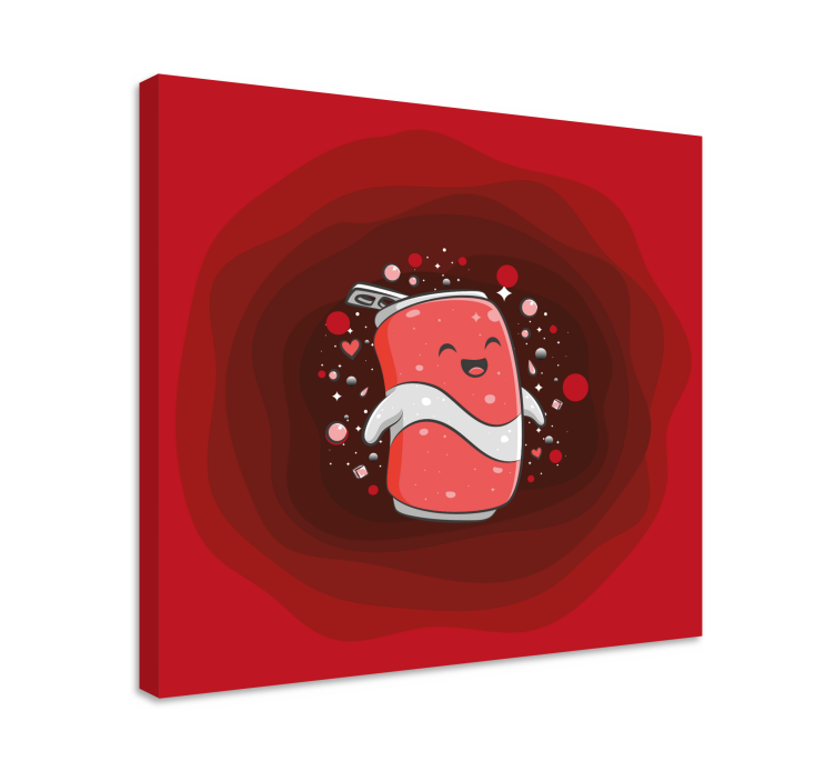 盲人文字快乐汽水角色 - TenStickers