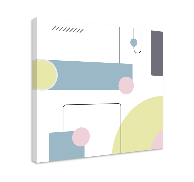 盲人现代化抽象几何构成 - TenStickers