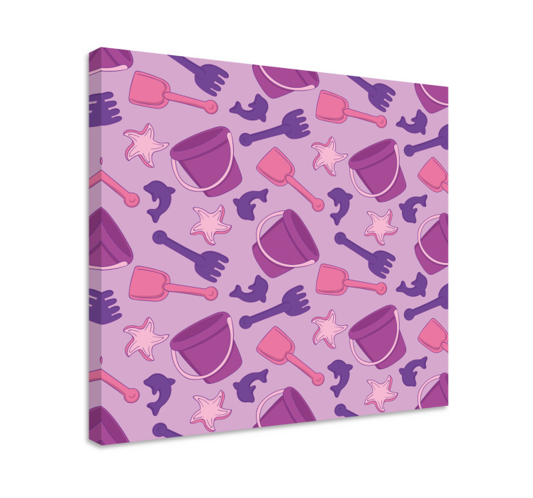 盲人儿童沙滩玩具图案 - TenStickers