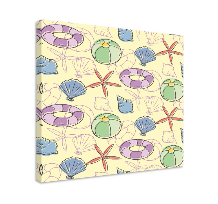 盲人海洋：贝壳与救生圈 - TenStickers