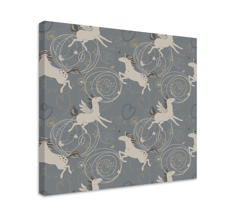 盲人独角兽与魔法飞行生物相伴 - TenStickers