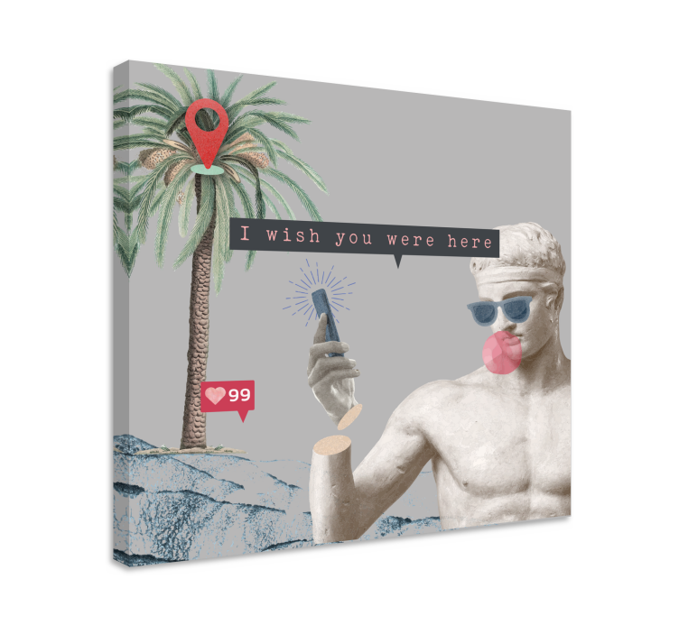 盲人引甼 你希望你在这里 - TenStickers