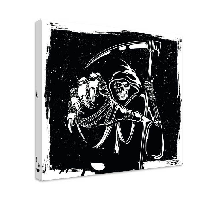 邪恶的剪影原始贴花现代画布 - TenStickers