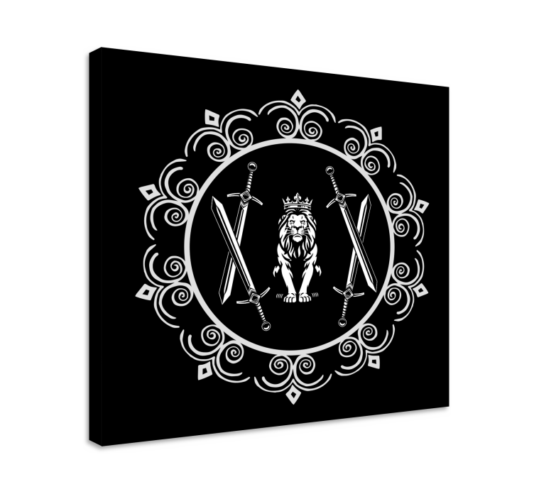 盲人树木与剑狮相伴 - TenStickers