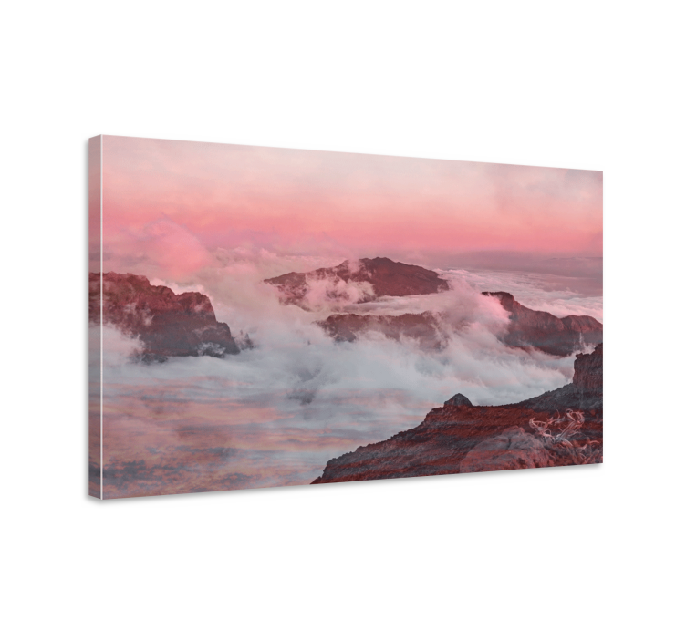 盲人游览风景梦幻山景 - TenStickers