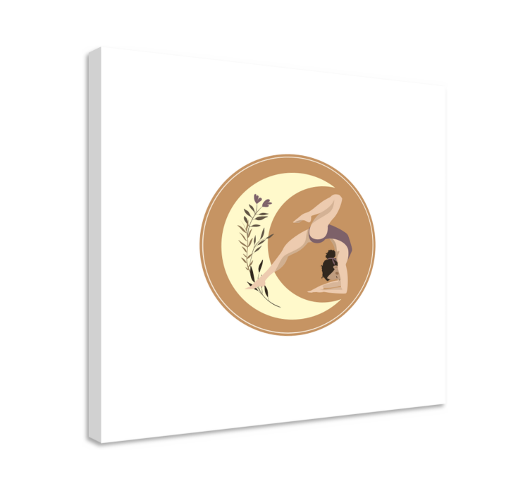 盲人儿童瑜伽姿势宁静之美 - TenStickers