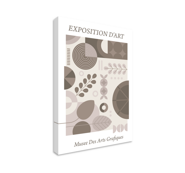 盲人感知几何叶片图案 - TenStickers