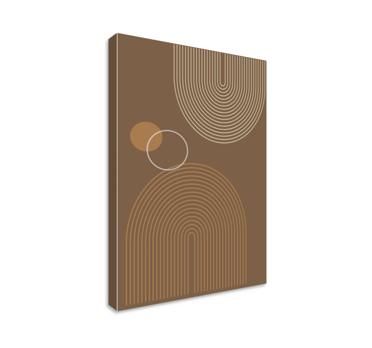 盲人几何曲线线条图案 - TenStickers