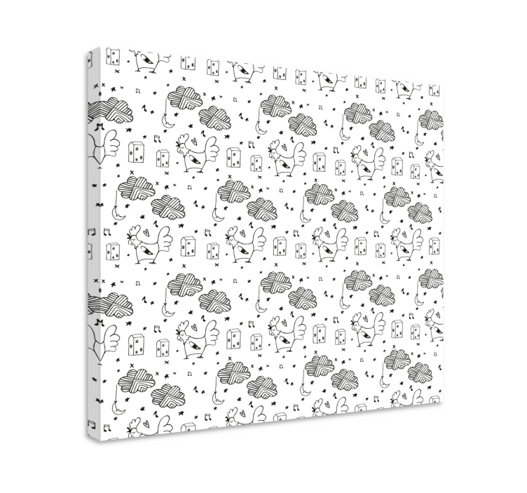 盲人动物迷人的羽毛朋友 - TenStickers